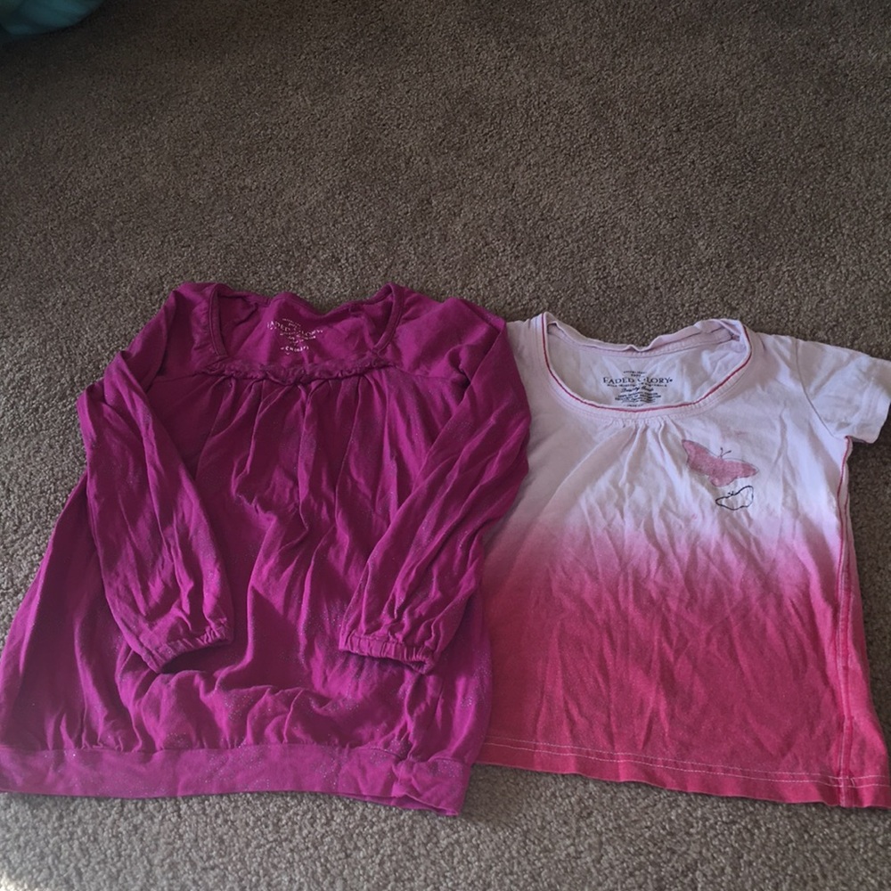 Faded Glory Long Sleeve and Short Sleeve Tops (2)
